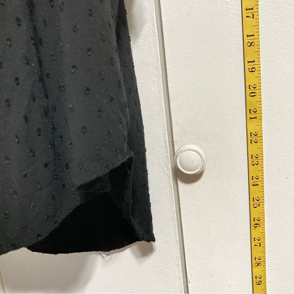 CHELSEA and THEODORE Embroidered Dots Square Neck Babydoll Top Womens XL - Picture 6 of 10